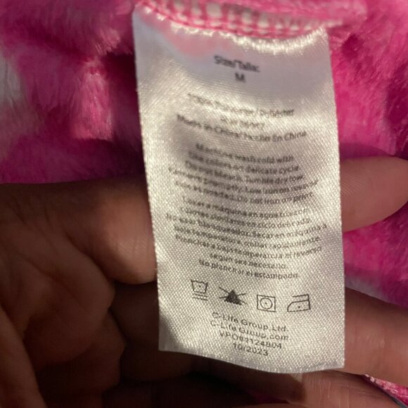 Barbie Women's Soft Pink Fleece Shorts Tie Elastic Waist Barbiecore Comfy Cute M - Picture 8 of 9